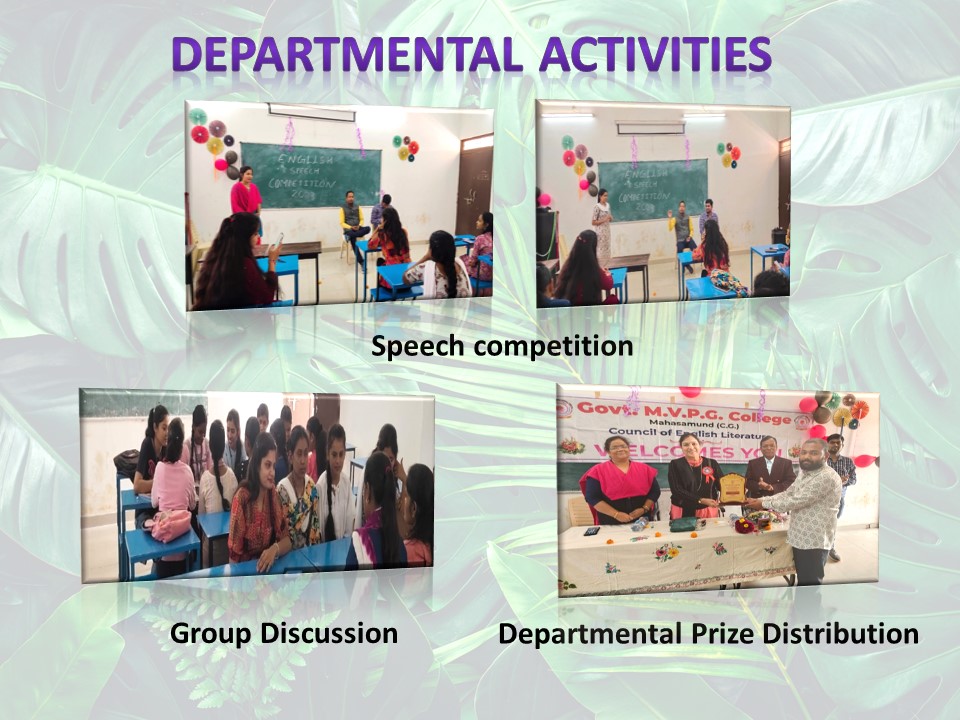 Departmental Activities