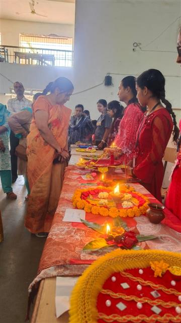 महाविद्यालय में छात्रों के चहुंमुखी विकास एवं सृजनात्मकता के विकास हेतु विविध प्रतियोगिताओं का आयोजन👆🏻